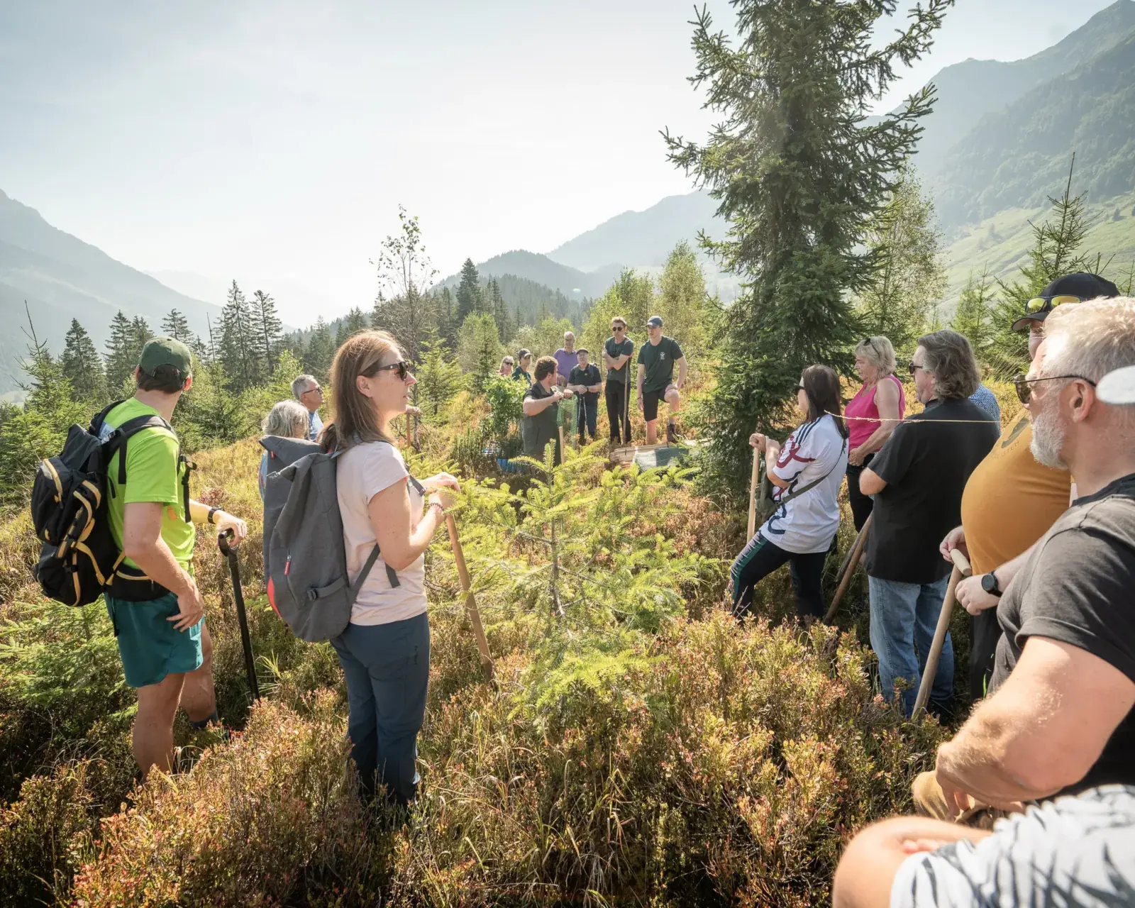 Das Team von Thermodul beim ersten Teambuilding im Wald